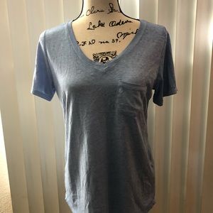 For the Republic slub knit V-neck shirt NWT, small